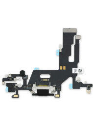 Charging Port Flex Cable Compatible For iPhone 11 (Premium) (Black)