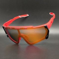 Magnetic lens cycling sunglasses mtb polarized bike glasses bicycle oversize sun glasses