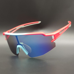 Polarized Sports Sunglasses with 3 Interchangeable Lens Men Cycling Glasses Baseball Running Fishing Golf Driving Sunglasses