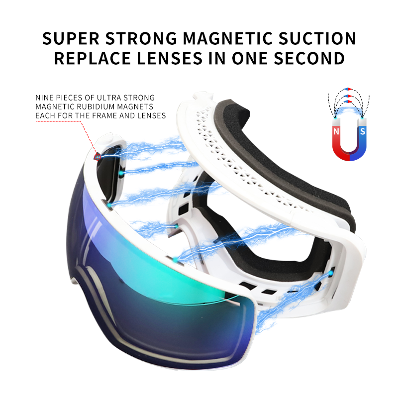YH857 Snow Goggles Magnetic
