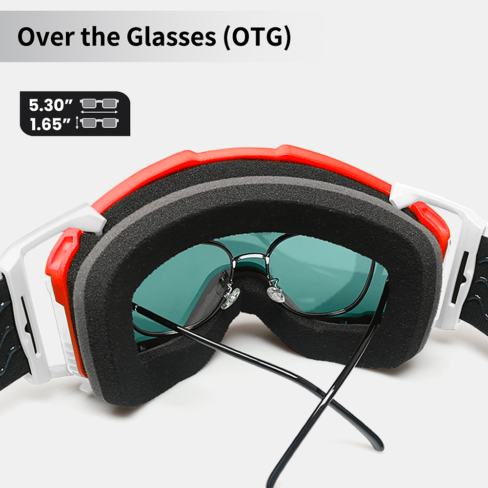 Magnetic Lens Motocross Goggles for Dirt Bike MX Racing Quick Change, Anti-Fog, UV400, Compatible with Tear Offs – OEM Factory