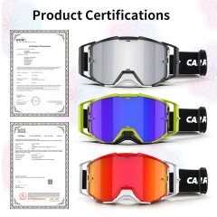 Magnetic Lens Motocross Goggles for Dirt Bike MX Racing Quick Change, Anti-Fog, UV400, Compatible with Tear Offs – OEM Factory