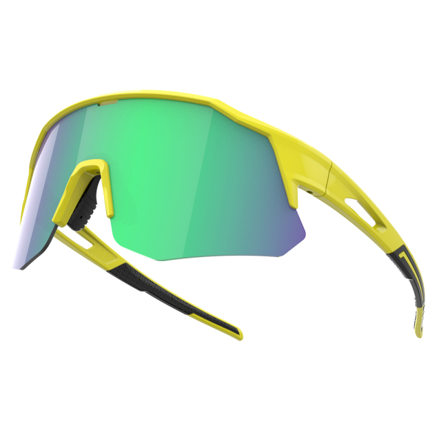 YL804 OEM Half Frame Polarized Cycling Sunglasses with Lightweight TR90 Temples 100% UV protection for Cycling Running Golf and Outdoor Sport