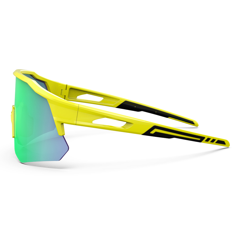 YL804 OEM Half Frame Polarized Cycling Sunglasses with Lightweight TR90 Temples 100% UV protection for Cycling Running Golf and Outdoor Sport