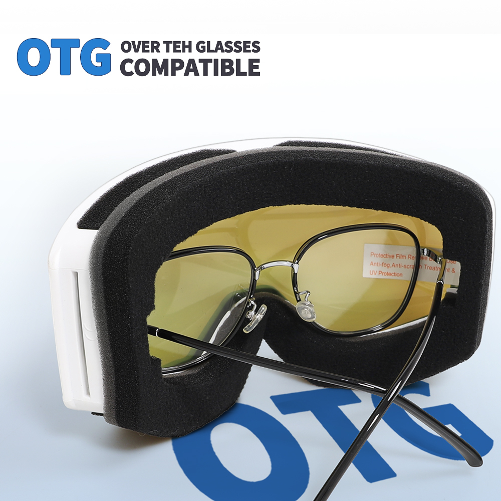 OTG Compatible Ski Goggles