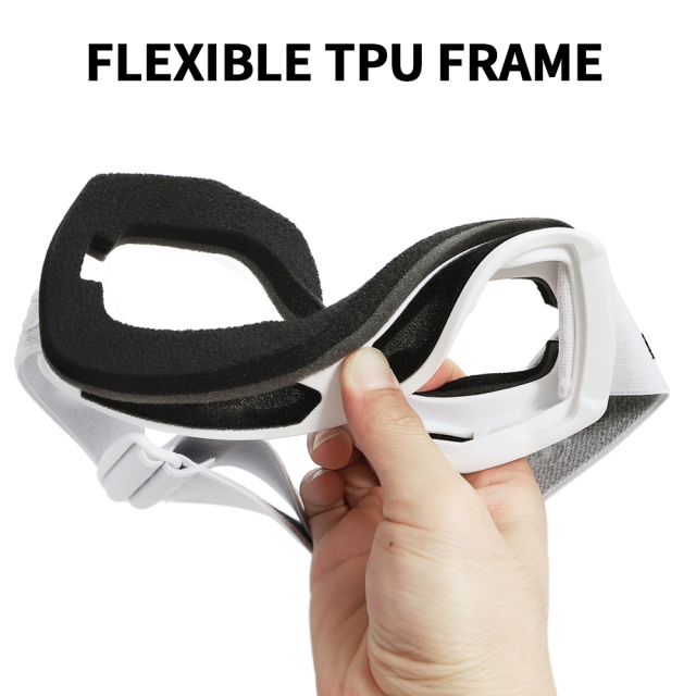 Triple-layer foam ski goggles for enhanced comfort and fit