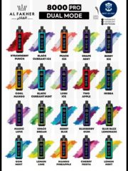 Al Fakher Crown bar 8000 Puffs Dual Mode Big Cloud DTL Disposable Vape LED Display Disposable Vape E Cigarettes 5% Nicotine Wholesale