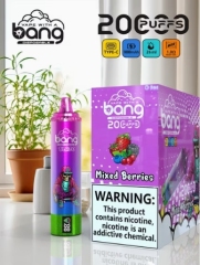 Bang blaze 20000 puffs 0%/2%/3%/5% Nicotine Rechargeable Disposable Pen Vapes E cigs Wholesale