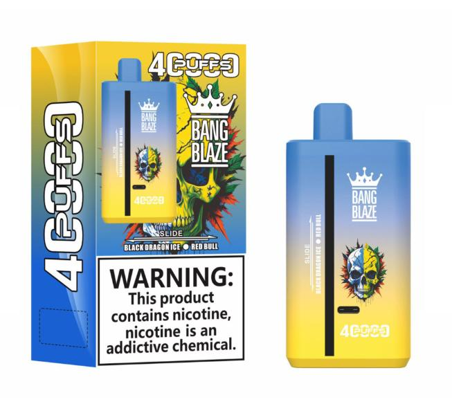 Bang blaze 40000 puffs 0%/2%/3%/5% Nicotine Dual Flavors Rechargeable Disposable Vapes E cigs Wholesale
