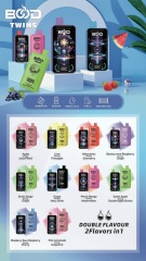 BOOD TWINS 46K Puffs 2% 5% Dual Flavors Low Nicotine Disposable Vape E cigs Wholesale