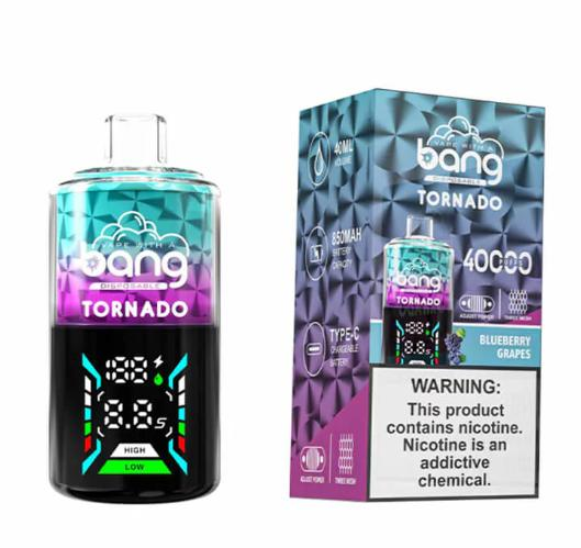 Bang tornado 40000 puffs 0%/2%/3%/5% Nicotine LED Display Big Puffs Rechargeable Disposable Pen Vapes E cigs Wholesale