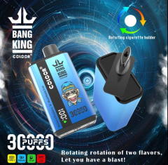 Bangking 30000 puffs 0%/2%/3%/5% Nicotine Dual Tank Double Flavors Rechargeable Disposable Pen Vapes E cigs Wholesale