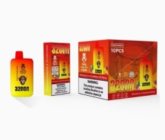 Bangking 32000 puffs 0%/2%/3%/5% Nicotine Dual Tank Double Flavors Rechargeable Disposable Pen Vapes E cigs Wholesale