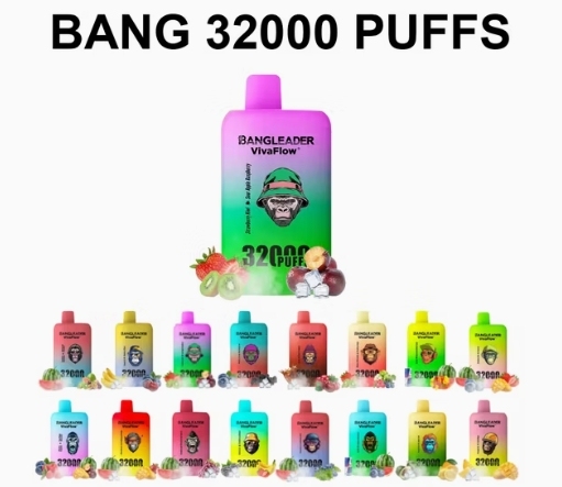 Bangking 32000 puffs 0%/2%/3%/5% Nicotine Dual Tank Double Flavors Rechargeable Disposable Pen Vapes E cigs Wholesale