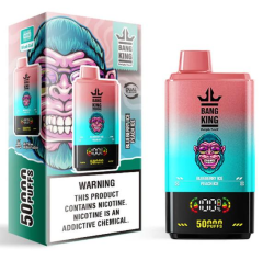Bangking 50000 puffs 0%/2%/3%/5% Nicotine Dual Flavors Rechargeable Disposable Vapes E cigs Wholesale
