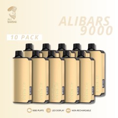 Alibarbar 9000 Puffs 50mg Strong Nicotine Vaper Hot Sell Australia Disposable Vape E cigs Wholesale