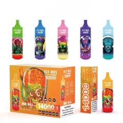 ELF BOX RGB 14000 puffs PRO 2% 5% Low Nicotine Disposable Vape E cigs Wholesale