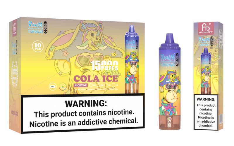 Fumot RandM Tornado 15000 puffs LED Display Disposable Vape E Cigarettes 2% 5% Nicotine Wholesale