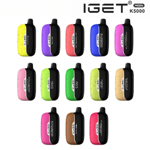 IGET Moon 5000 Puffs 50mg Strong Nicotine Vaper Hot Sell Australia Disposable Vape E cigs Wholesale