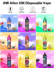 JNR Alien 10000 Puffs RGB 2% 5% Nicotine Bulk Buy Rechargeable Disposable Vapes Wholesale