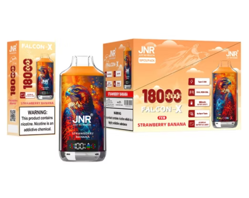 JNR Falcon X-18000 puffs Disposable Vape E cigs 2% 5% Nicotine Wholesale