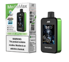 JNR Media Max 40000 Puffs Dual Mesh HD Display Disposable Vape E cigs 2% 5% Nicotine Wholesale