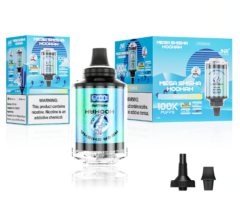 JNR Mega 100k puffs Shisha Hookah The Ultimate in Large-Capacity Disposable Vape E cigs 2% 5% Nicotine Wholesale