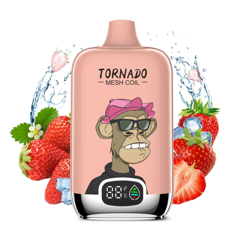 RahdM Tornado Digital box 12000 Puffs 2% 5% Low Nicotine Disposable Vape E cigs Wholesale