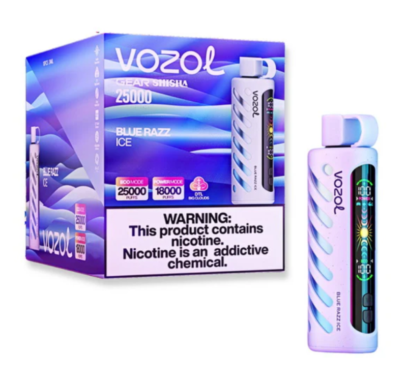 Vozol Gear Shisha 25000 puffs Disposable Vape E cigs 5% Nicotine Wholesale