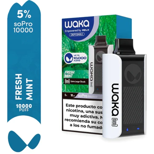 WAKA SoPro 10k puffs Disposable Vape E cigs 5% Strong Nicotine Wholesale