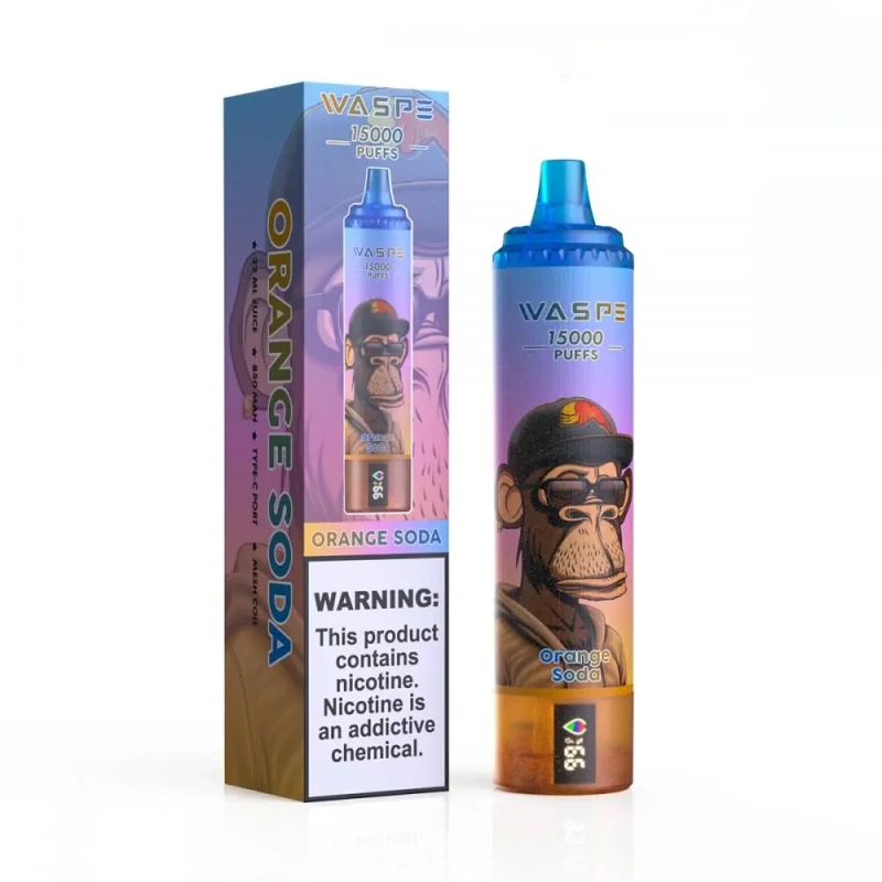 WASPE 15000 Puffs 2% 5% Low Nicotine Disposable Vape E cigs Wholesale