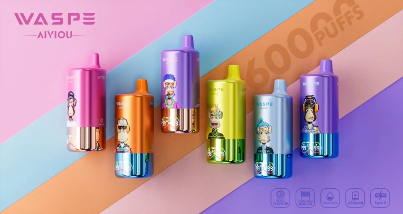 WASPE Triple flavors 60K puffs Disposable Vape E cigs 2% 5% Nicotine Wholesale