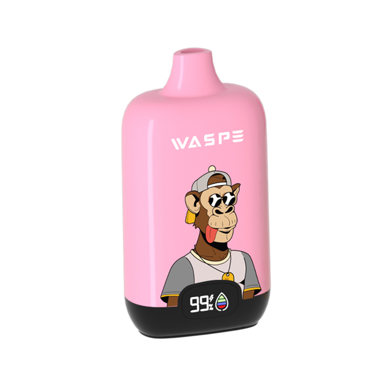 WASPE Digital Box 12000 Puffs 2% 5% Low Nicotine Disposable Vape E cigs Wholesale