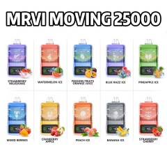 MRVI Moving 25000 Puffs MTL&DTL 2% 5% Nicotine Disposable Vape E cigs Wholesale