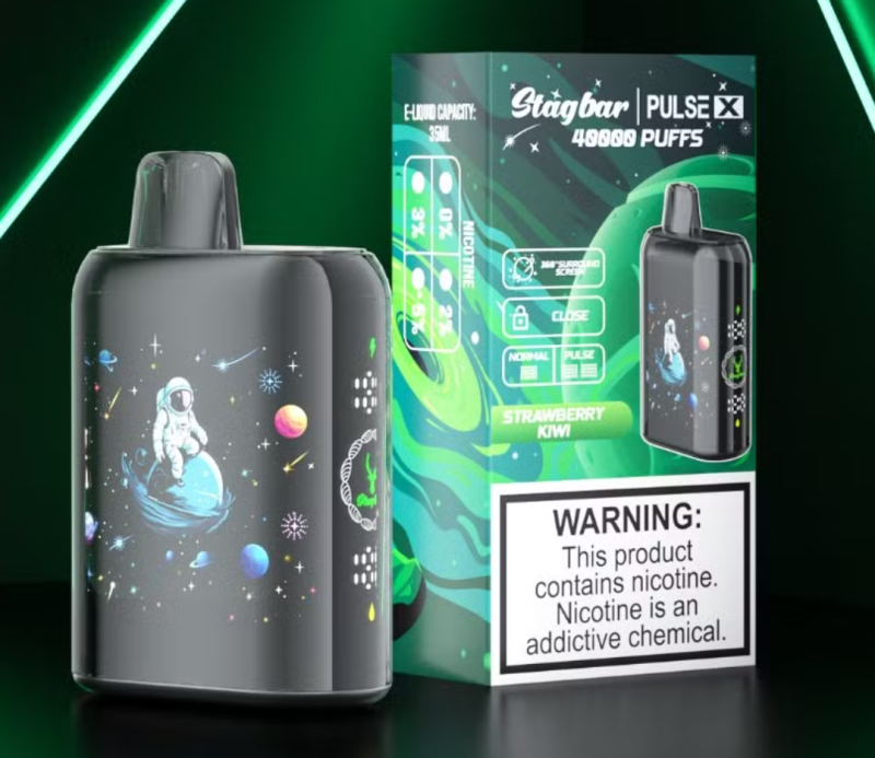 Stagbar Pulse X 40000 Puffs 2% 5% Nicotine with 360°Surround Screen Disposable Vape E cigs Wholesale