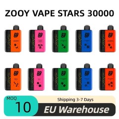 Zooy Stars 30000 Puffs 2% 3% 5% Nicotine Disposable Vape E cigs Wholesale