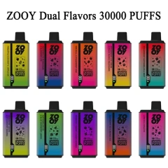 Zooy Twins 30000 Puffs Dual flavors 2% 3% 5% Nicotine Disposable Vape E cigs Wholesale