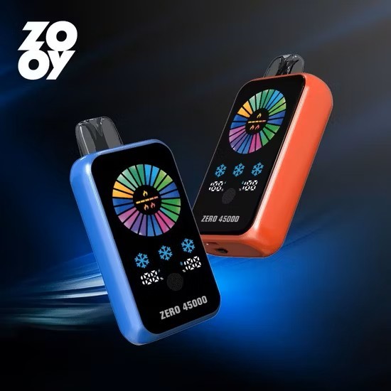 Zooy Zero 45000 Puffs 2% 3% 5% Nicotine NIC&ICE CONTROL Disposable Vape E cigs Wholesale