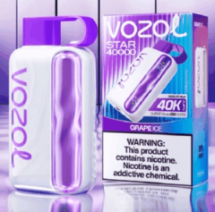 Vozol star 40k puffs 5% Nicotine Smart Display Rechargeable Disposable Vapes E cigs Wholesale