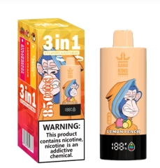 Bangking 85000 puffs 2% 5% Nicotine Smart Display Rechargeable Disposable Vapes E cigs Wholesale