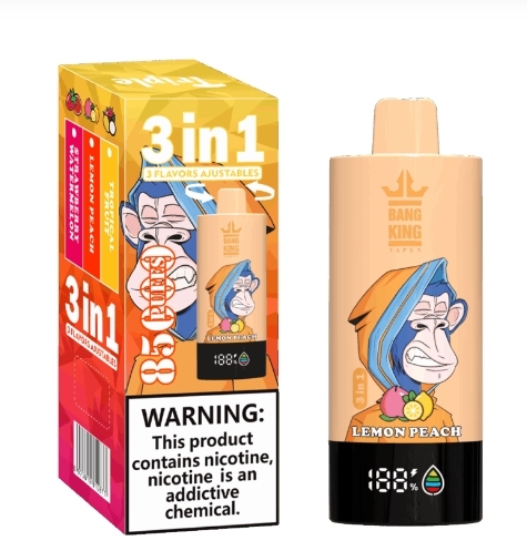 Bangking 85000 puffs 2% 5% Nicotine Smart Display Rechargeable Disposable Vapes E cigs Wholesale