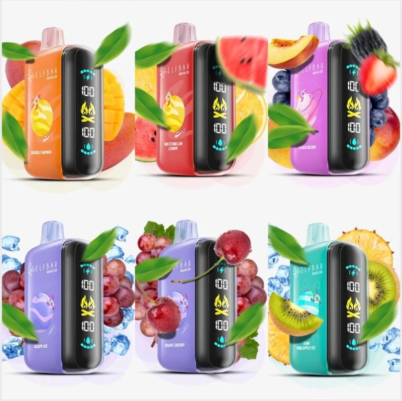 Elf Bar Raya D3/GH 25000 Puffs Disposable Vape E cigs 5% Strong Nicotine Wholesale