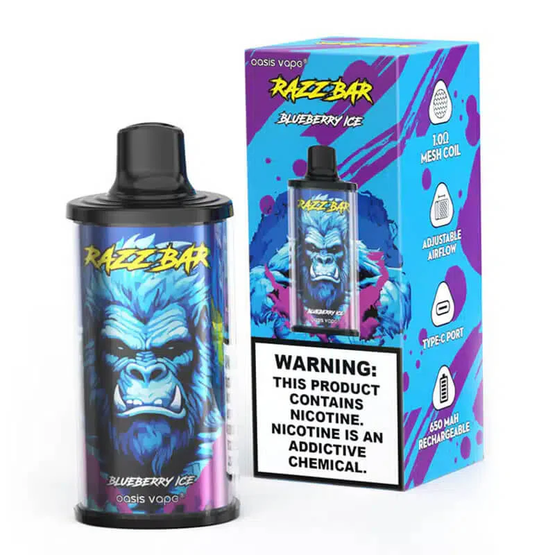 Razz bar 15000 puffs 2%/5% Nicotine Big Puffs Rechargeable Disposable Vapes E cigs Wholesale