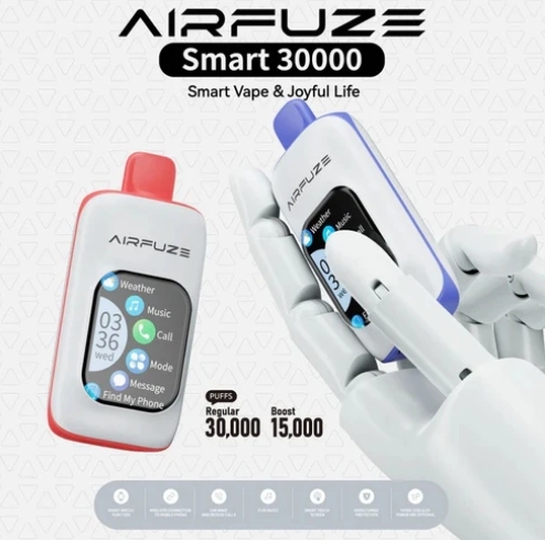 Airfuze smart pro 40000 puffs 2% 5% Nicotine Smart Display Rechargeable Disposable Vapes E cigs Wholesale