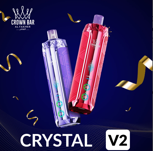 Al Fakher 8k Crystal V2 5% Nicotine 850mah Battery MTL/DTL Dual Mode Mesh Coil Type C Rechargeable Disposable Vapes E cigs Wholesale