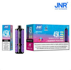 JNR Shisha Ultra 45k PUFFS 2% Nicotine Smart Screen Battery Dual Mesh Coil Type C Rechargeable Disposable Vapes E cigs Wholesale