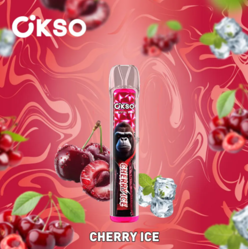 OKSO Crystal bar 800 Puffs 2% 5% Nicotine E-liquid Mesh Coil 400mah Bathery RGB LED Rechargeable Disposable Vapes E cigs Wholesale