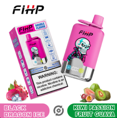 FIHP 40k puffs Double Flavors 2% 5% Nicotine LED Display Dual Mesh Coil Type-C Rechargeable Disposable Vapes E cigs Wholesale