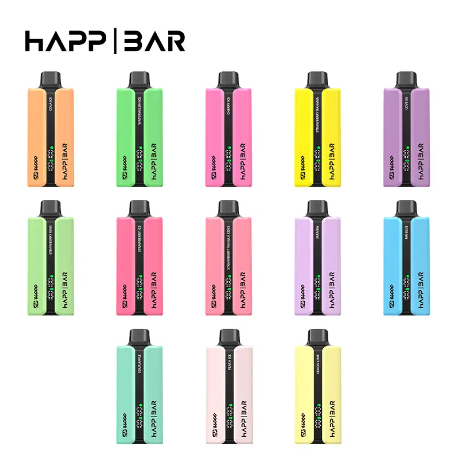 HAPP BAR CK40000 2% 5% Nicotine Salt Adjustable airflow E-liquid Type-C Rechargeable Disposable Vapes E cigs Wholesale