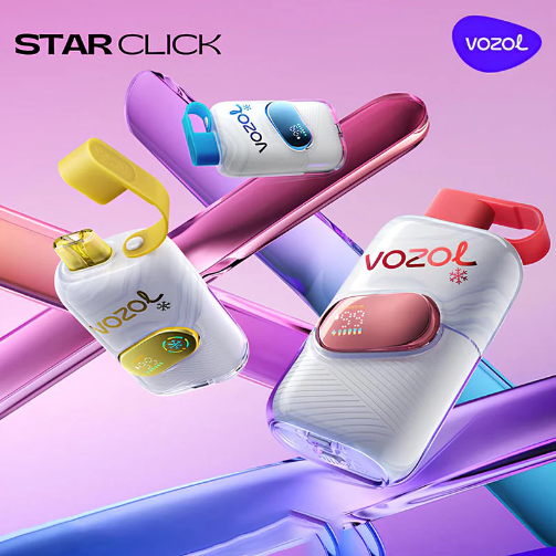 VOZOL STAR CLICK 50k PUFFS 5% Nicotine 1100mah Battery Rechargeable Disposable Vapes E cigs Wholesale